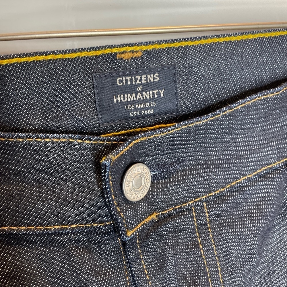Citizens of Humanity Perfect Casual Straight Sz 40 blue denim boot cut 45170 - Picture 3 of 13